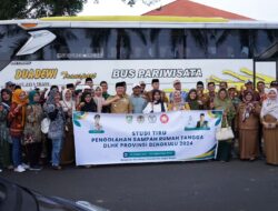 Gubernur Bengkulu Resmi Lepas 33 Peserta Study Tiru Pengelola Sampah DLHK 2024