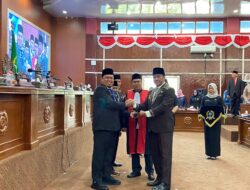 Pimpinan DPRD Kota Bengkulu Periode 2024 – 2029 Definitif Resmi Dilantik