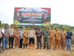 Sukseskan Program Pemerintah, Polres Bengkulu Selatan Tanam Benih Jagung Serentak di Dua Tempat Berbeda