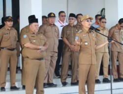 Pemda BS Gelar Apel Pagi Bersama, Sekaligus Momen Perpisahan Berakhirnya Masa Jabatan Bupati Wakil Bupati Periode 2020-2025