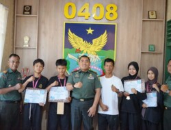 Bentuk Prestasi yang Diraih Oleh Anak-Anak PSHT, Dandim 0408/BS Berikan Piagam Penghargaan