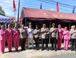 Polres Bengkulu Utara Gelar Gerakan Pangan Murah Sambut HUT Ke-80 RI, Diserbu Masyarakat