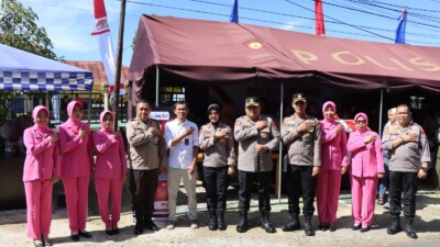 Polres Bengkulu Utara Gelar Gerakan Pangan Murah Sambut HUT Ke-80 RI, Diserbu Masyarakat