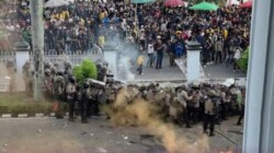 Aksi Demonstrasi Mahasiswa di Bengkulu Berakhir Ricuh, Polisi Amankan Tujuh Orang