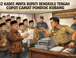 12 Kades Pondok Kubang Minta Bupati Bengkulu Tengah Copot Camat