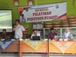 Pemerintah Desa Gindo Suli Gelar Pelatihan BUMDes, Ini Tujuannya!   ‎