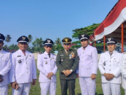 Pemdes Melao Hadir Pada Upacara Pengibaran Bendera Merah Putih HUT RI Ke-79 Tahun 2024