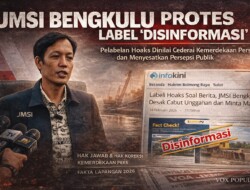 Media Dilabeli Hoaks oleh Akun Pemerintah, JMSI Bengkulu: Ini Ancaman Kemerdekaan Pers