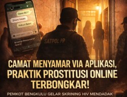 Camat Ratu Agung Menyamar, Pemkot Bengkulu Gerebek Praktik Prostitusi Online di Kebun Beler; 5 PSK Terjaring Skrining HIV