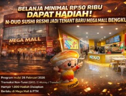 Belanja Minimal Rp150 Ribu di Mega Mall dan PTM Bisa Dapat Hadiah, NDUO Sushi Jadi Tenant Baru