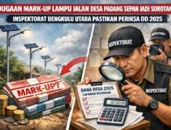 Dugaan Mark-Up Lampu Jalan Padang Sepan, Inspektorat Pastikan Audit Dana Desa 2025