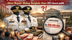 Fantastis! Anggaran Ratusan Juta Pakaian Dinas Bupati-Wabup Bengkulu Utara 2023 Disorot Publik