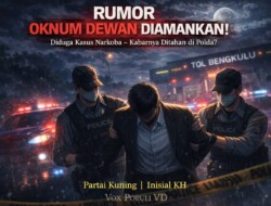 Rumor Oknum Dewan Kota Bengkulu Partai Kuning Berinisial KH Diamankan Polisi: Diduga Terkait Narkoba?