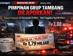 Kasus Cek Kosong Miliaran, Bos Grup Tambang JSISM Dilaporkan ke Polres Jaksel