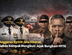 Anggaran Rp500 Juta Disorot, Sekda Kompak Mengikuti Jejak Bungkam PPTK